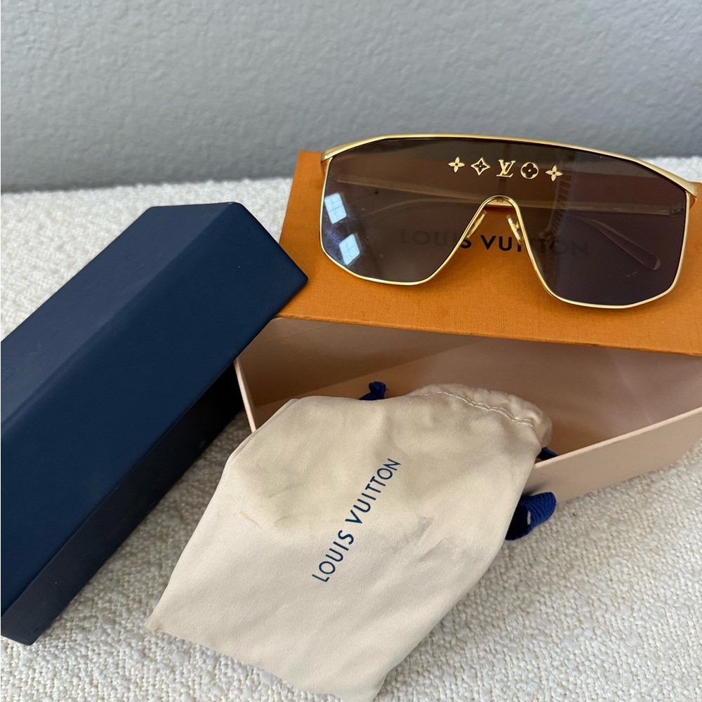 Louis Vuitton Gold Shield Sunglasses
